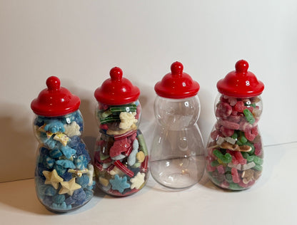 Snowman Jars