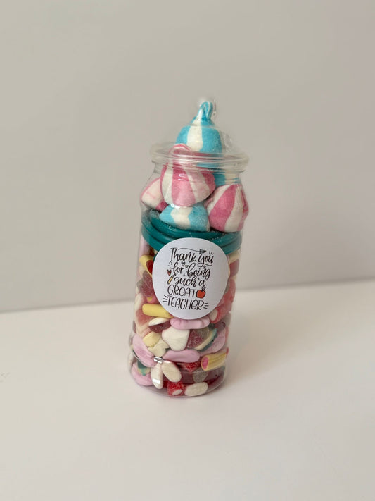 Teacher pick n mix jar