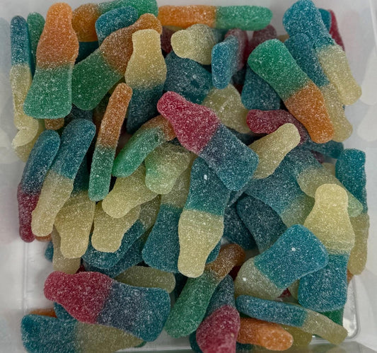 Tutti Frutti fizzy bottles