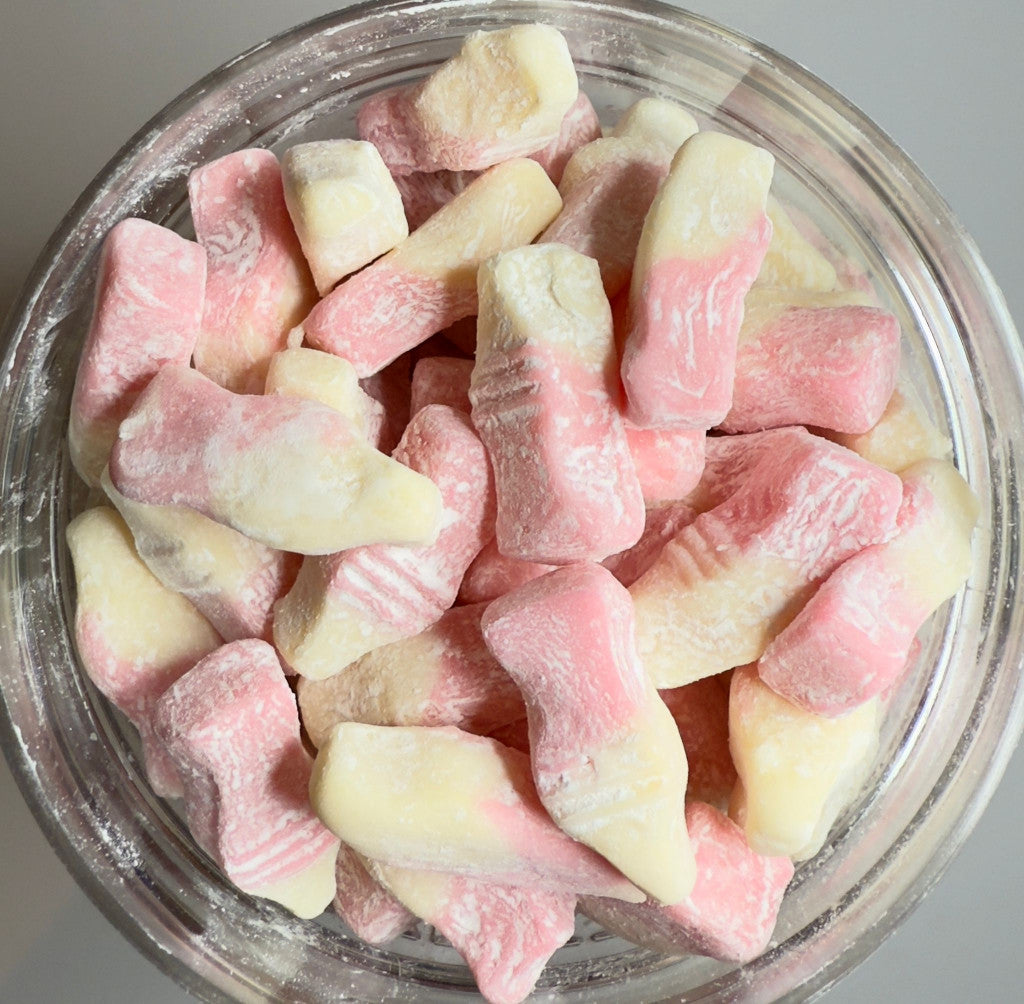 Strawberry Milkshake Bottles